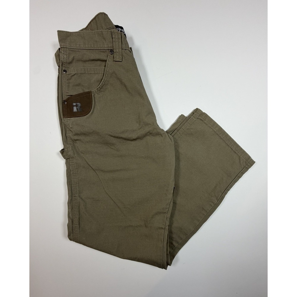 Wrangler Riggs Workwear Carpenter Pants Brown Ripstop Mens 30x30 3W020BR